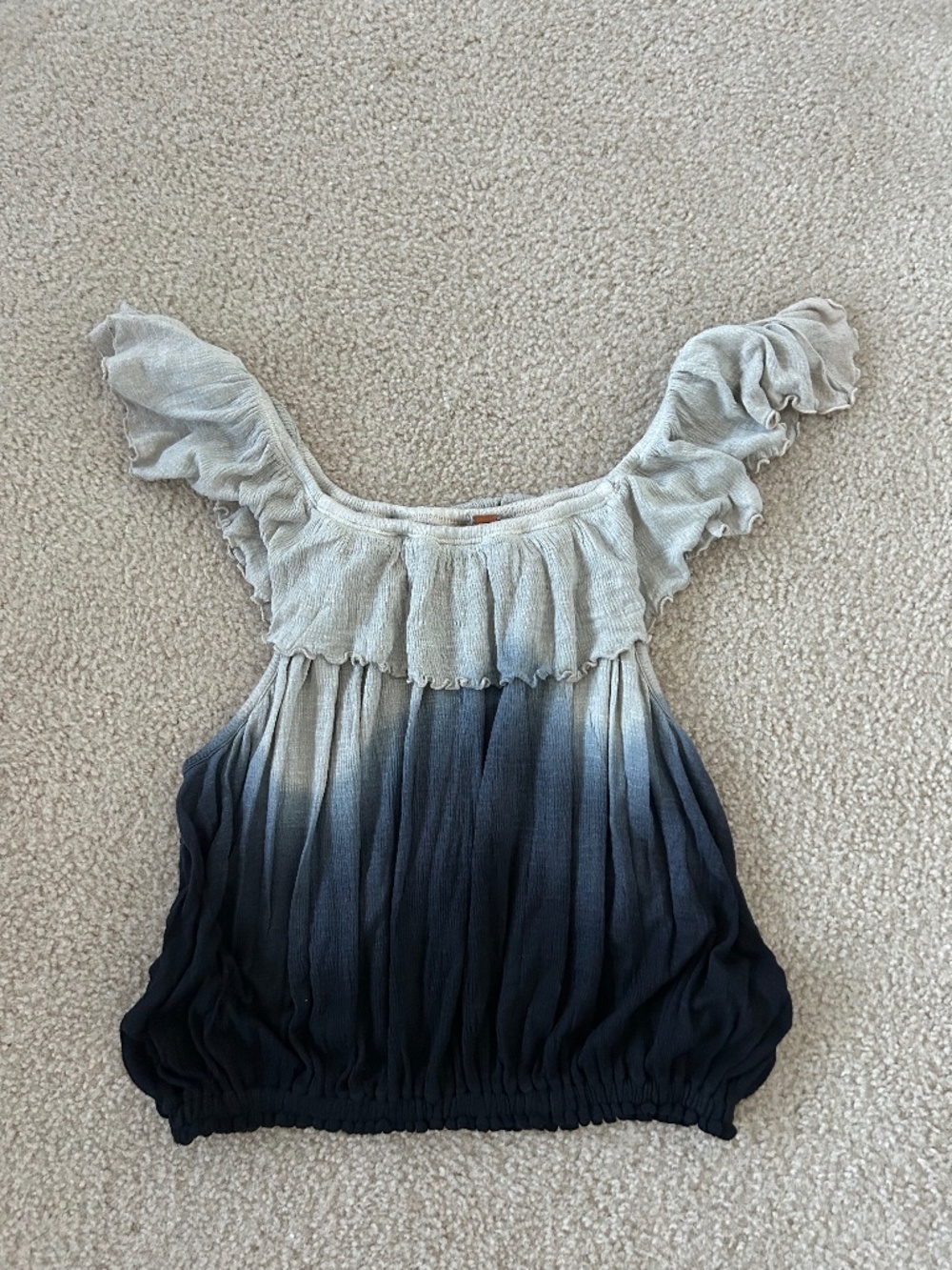 Off the Shoulder Cora Lee Ruffle Ombré Top NEW Sz Small by Free People